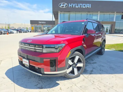 Red 2025 Hyundai Santa Fe Hybrid Limited for sale in Wentzville, MO