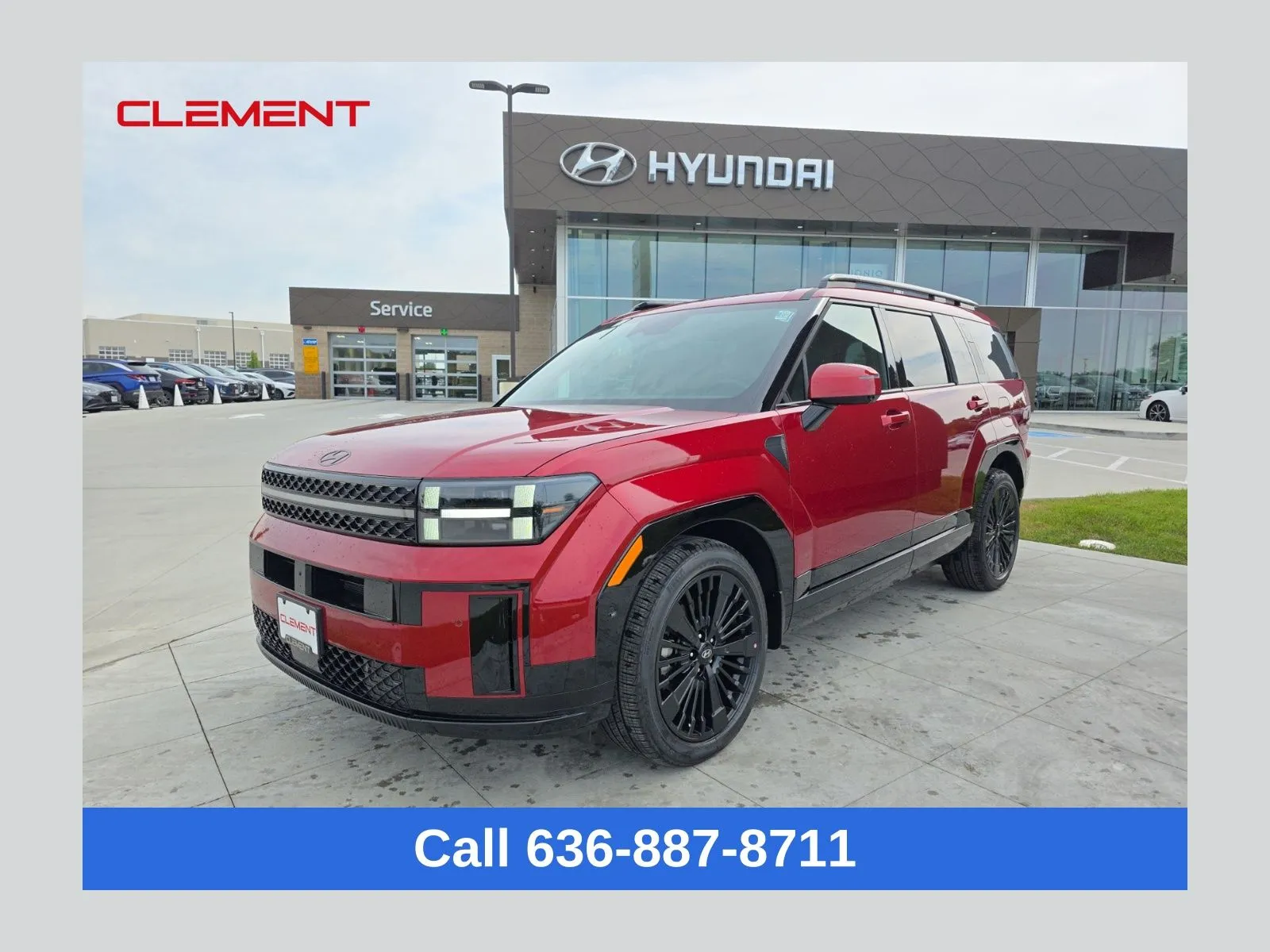 Red 2025 Hyundai Santa Fe Hybrid Calligraphy for sale in Wentzville, MO