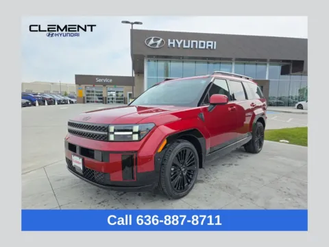 Red 2025 Hyundai Santa Fe Hybrid Calligraphy for sale in Wentzville, MO