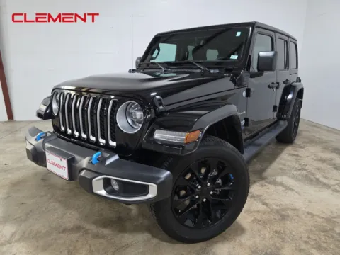 Black 2022 Jeep Wrangler Unlimited Sahara 4xe for sale in Wentzville, MO