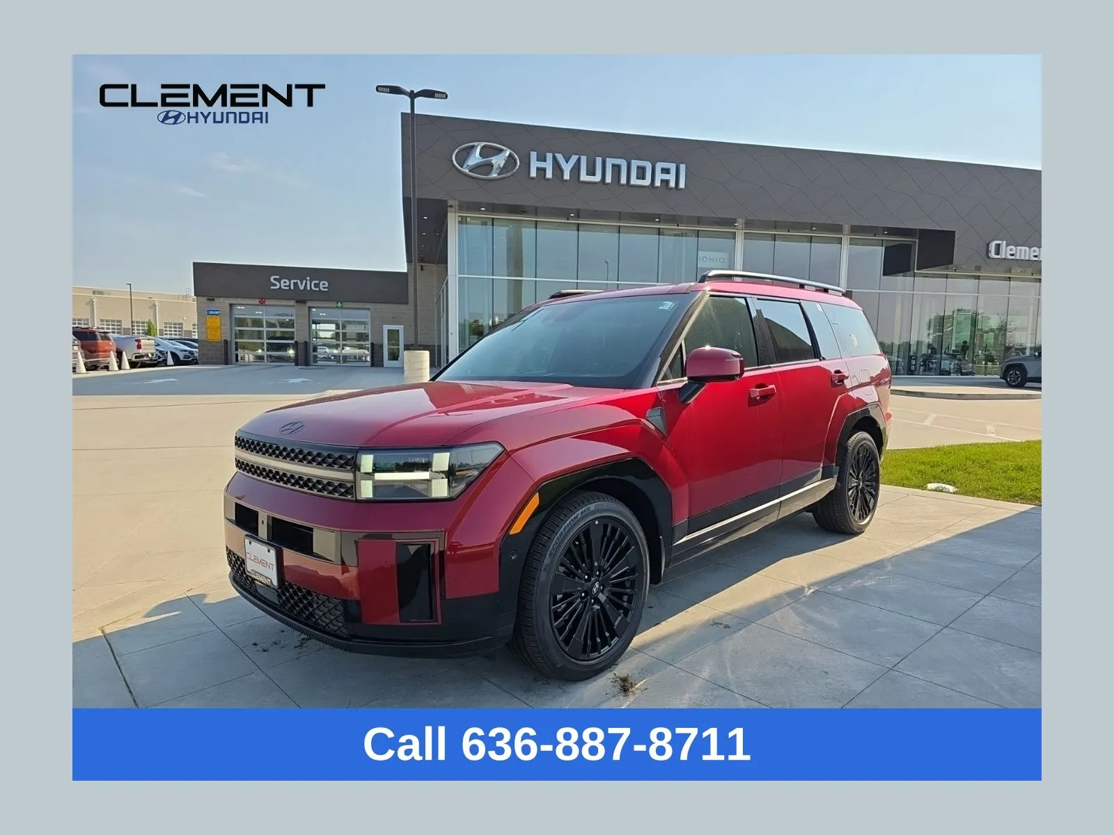 Red 2025 Hyundai Santa Fe Hybrid Calligraphy for sale in Wentzville, MO