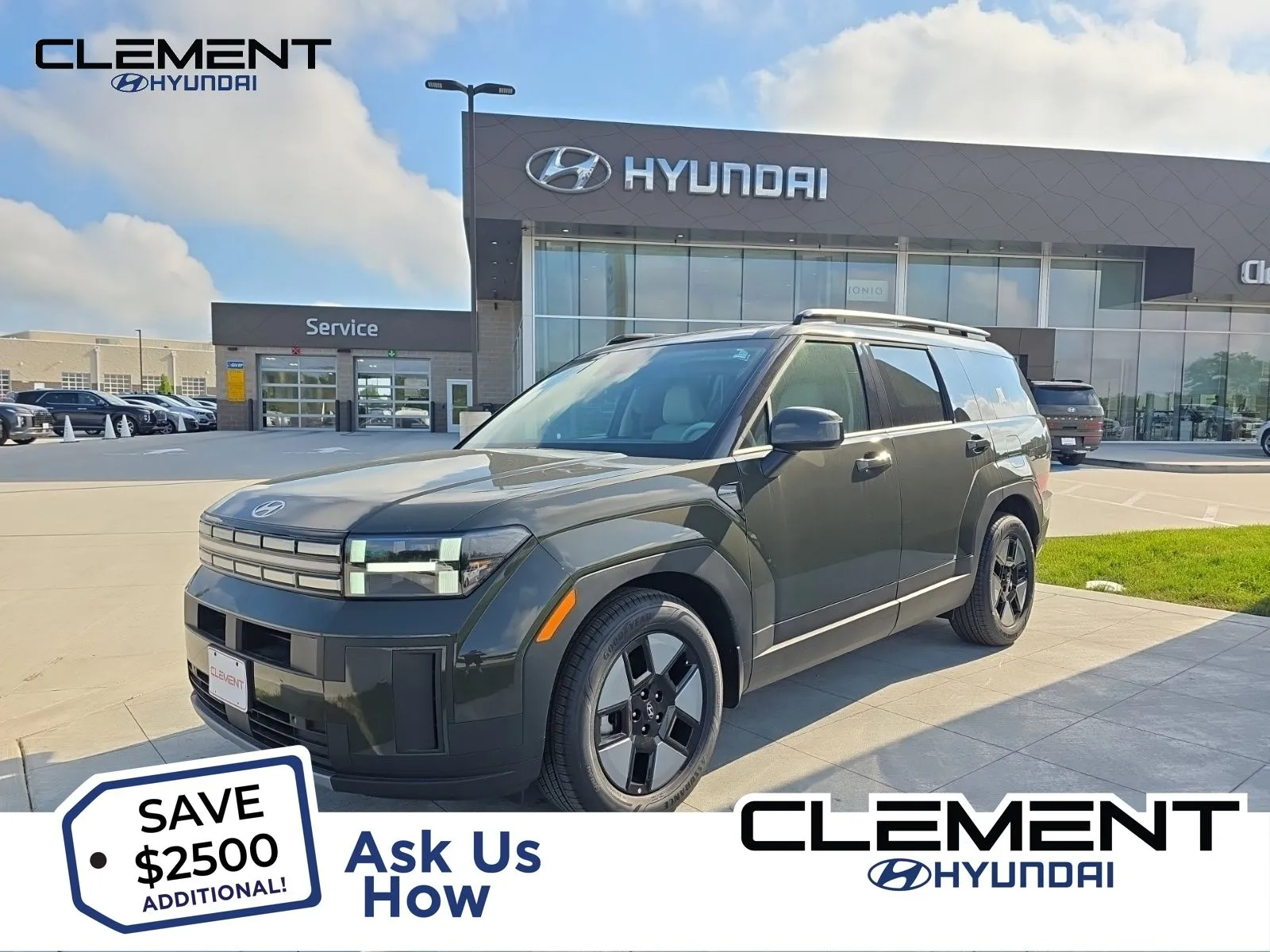 Green 2026 Hyundai Santa Fe Hybrid SEL for sale in Wentzville, MO