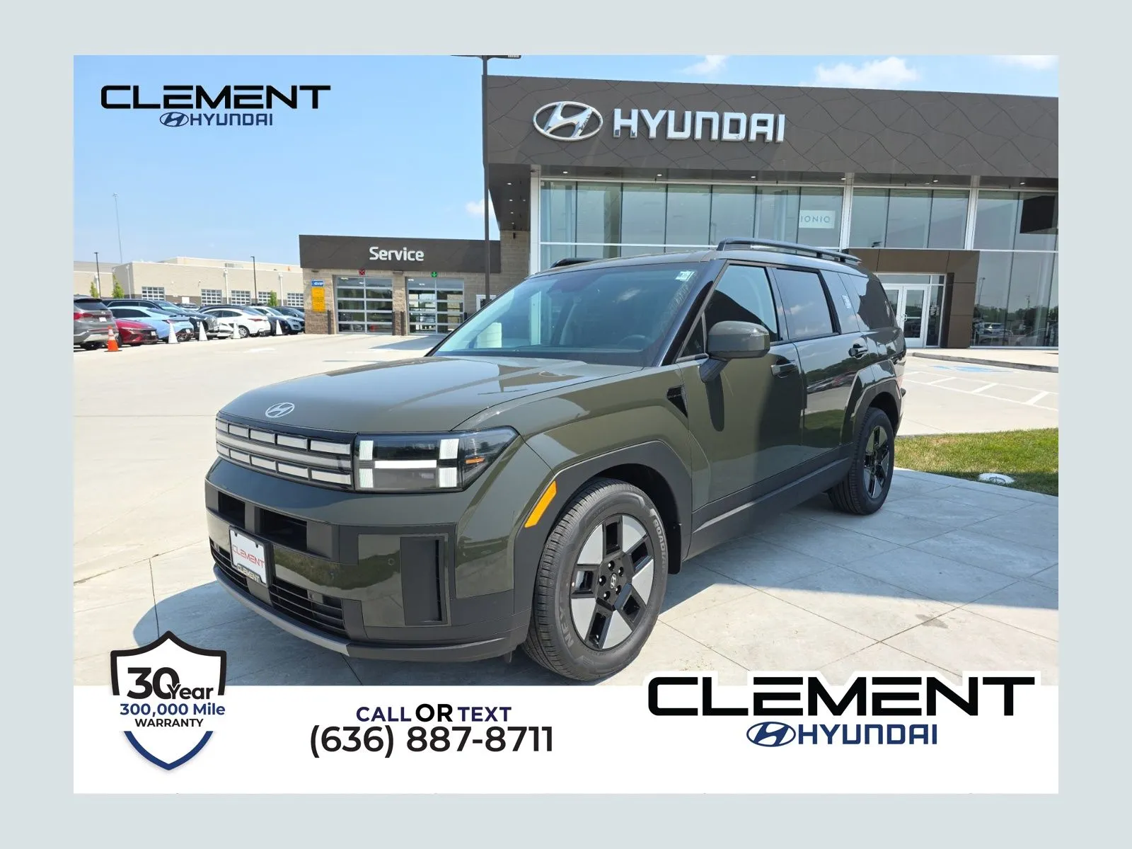 Green 2026 Hyundai Santa Fe Hybrid SEL for sale in Wentzville, MO