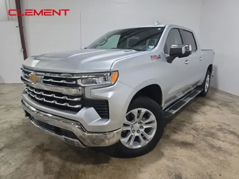 Silver 2022 Chevrolet Silverado 1500 LTZ for sale in Wentzville, MO