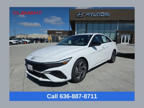 White 2025 Hyundai Elantra SEL Sport for sale in Wentzville, MO