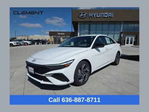 White 2025 Hyundai Elantra SEL Sport for sale in Wentzville, MO