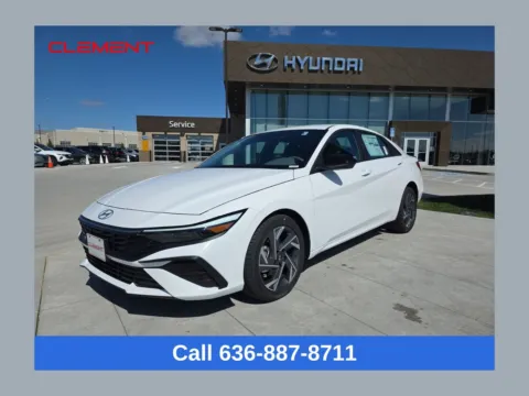 White 2025 Hyundai Elantra SEL Sport for sale in Wentzville, MO