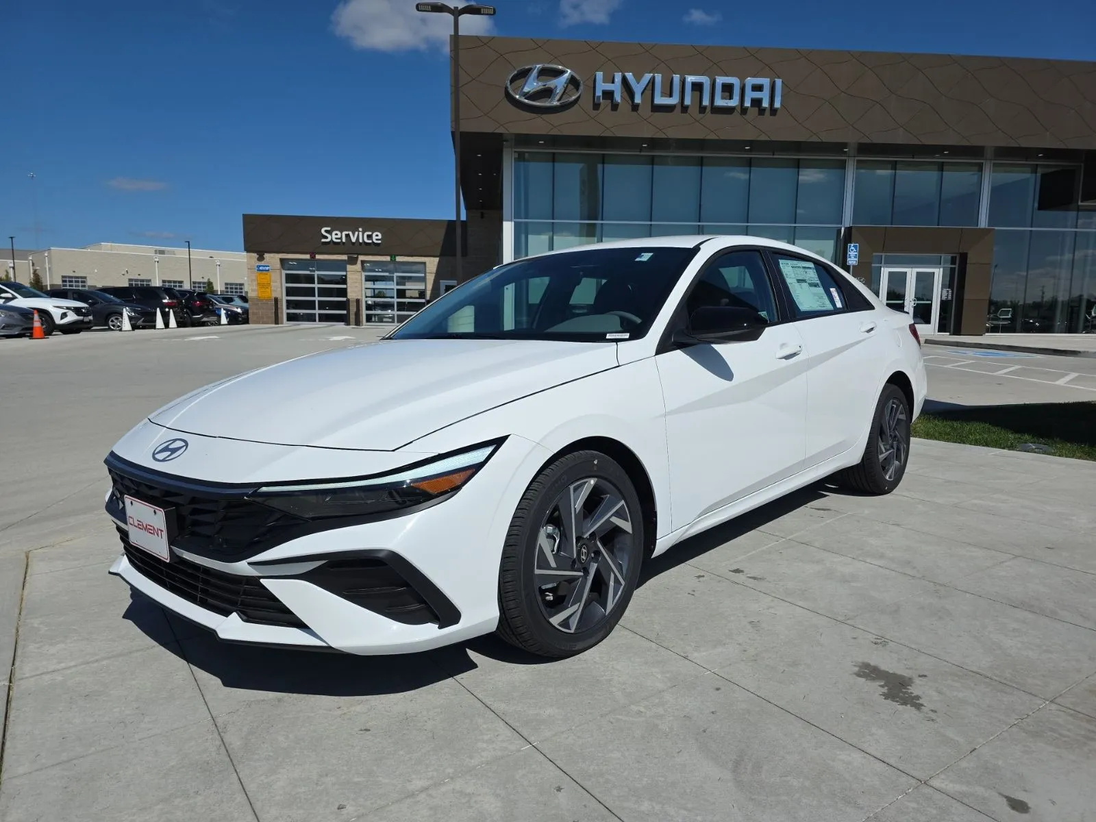 White 2025 Hyundai Elantra SEL Sport for sale in Wentzville, MO