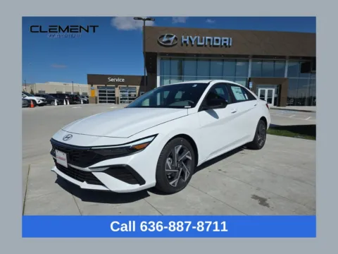White 2025 Hyundai Elantra SEL Sport for sale in Wentzville, MO
