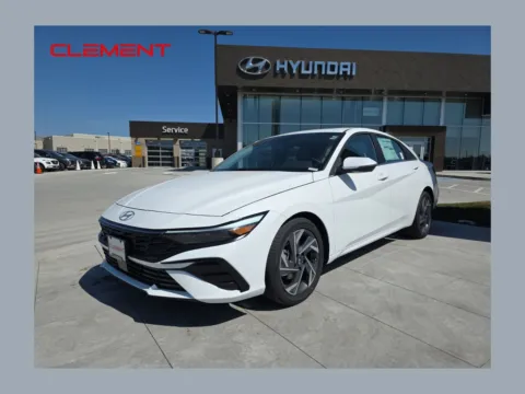 White 2025 Hyundai Elantra Limited for sale in Wentzville, MO