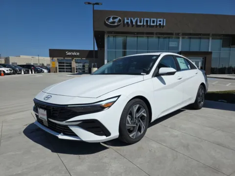 White 2025 Hyundai Elantra Limited for sale in Wentzville, MO