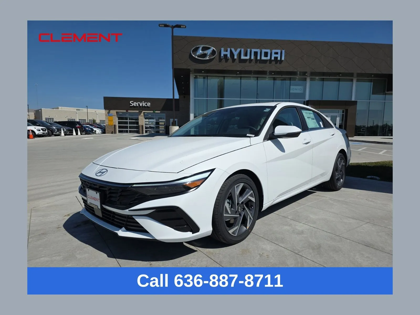White 2025 Hyundai Elantra Limited for sale in Wentzville, MO