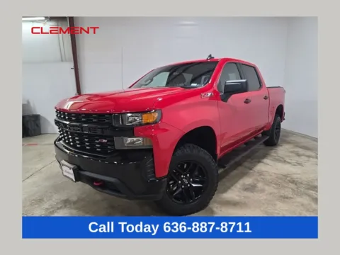 Red 2021 Chevrolet Silverado 1500 Custom Trail Boss for sale in Wentzville, MO