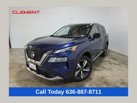 Black 2021 Nissan Rogue Platinum for sale in Wentzville, MO