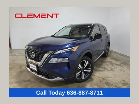 Black 2021 Nissan Rogue Platinum for sale in Wentzville, MO