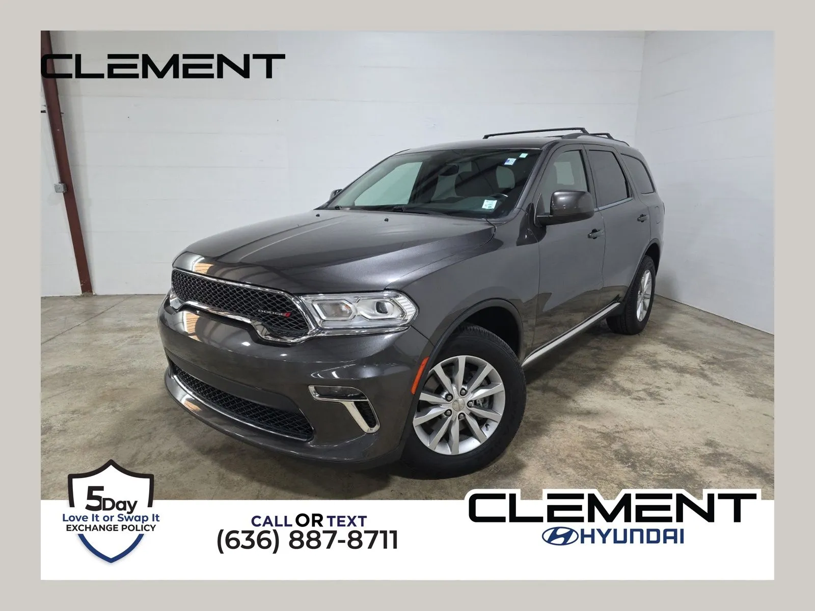 Gray 2021 Dodge Durango SXT Plus for sale in Wentzville, MO