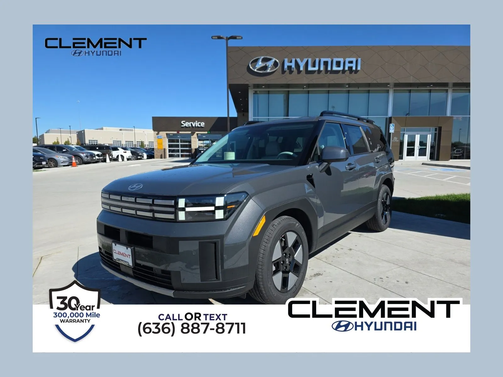 Gray 2026 Hyundai Santa Fe Hybrid SEL for sale in Wentzville, MO