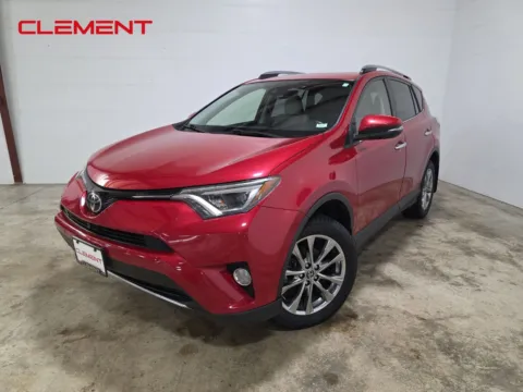 Red 2017 Toyota RAV4 Limited for sale in Wentzville, MO