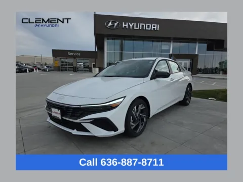 White 2025 Hyundai Elantra SEL Sport for sale in Wentzville, MO
