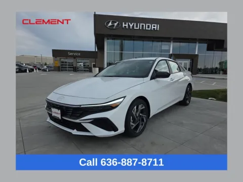 White 2025 Hyundai Elantra SEL Sport for sale in Wentzville, MO
