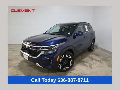 Blue 2024 Kia Seltos SX for sale in Wentzville, MO