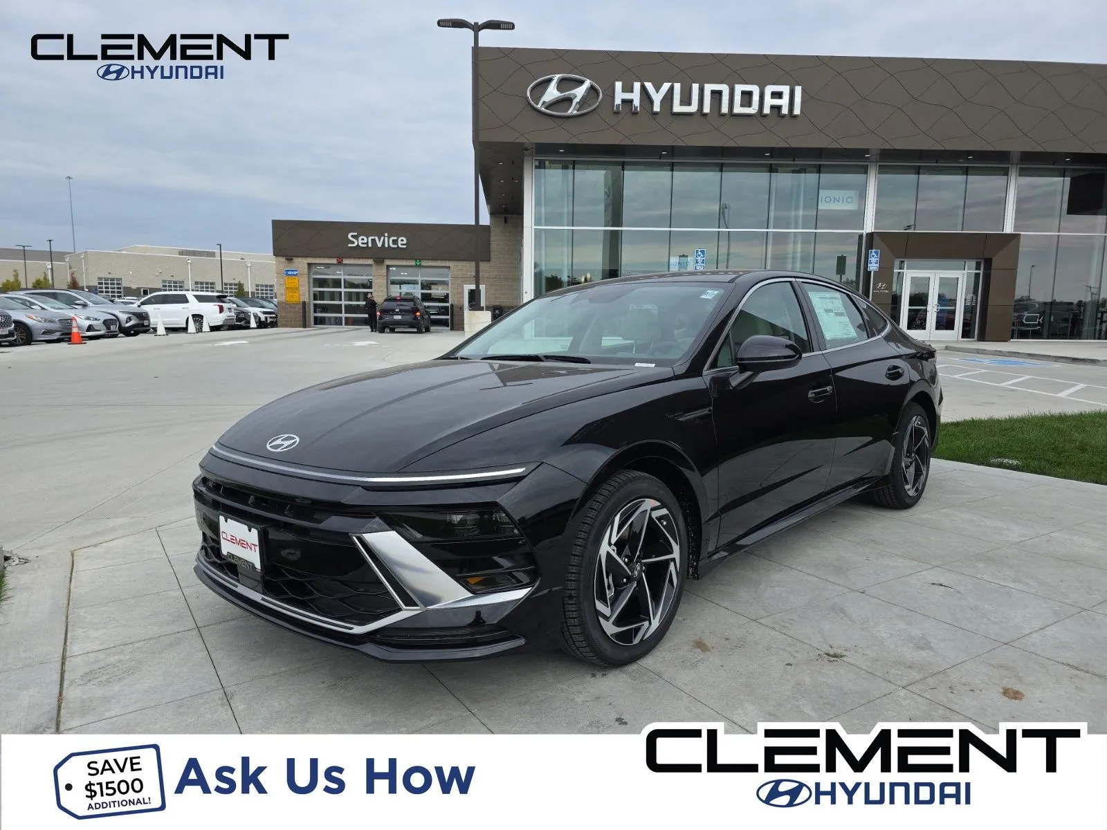 Black 2026 Hyundai Sonata SEL Sport for sale in Wentzville, MO