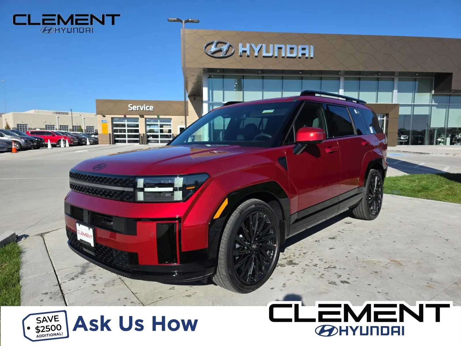 Red 2026 Hyundai Santa Fe Calligraphy for sale in Wentzville, MO