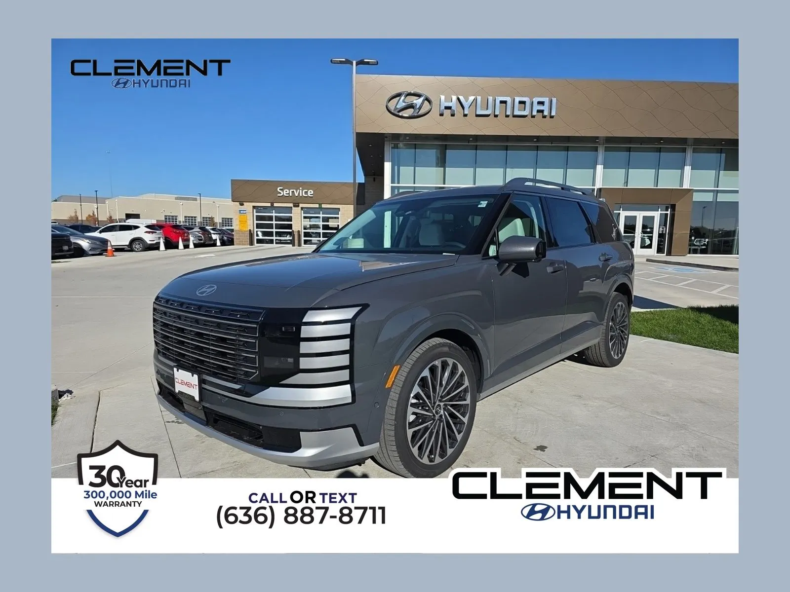 Gray 2026 Hyundai Palisade Calligraphy for sale in Wentzville, MO