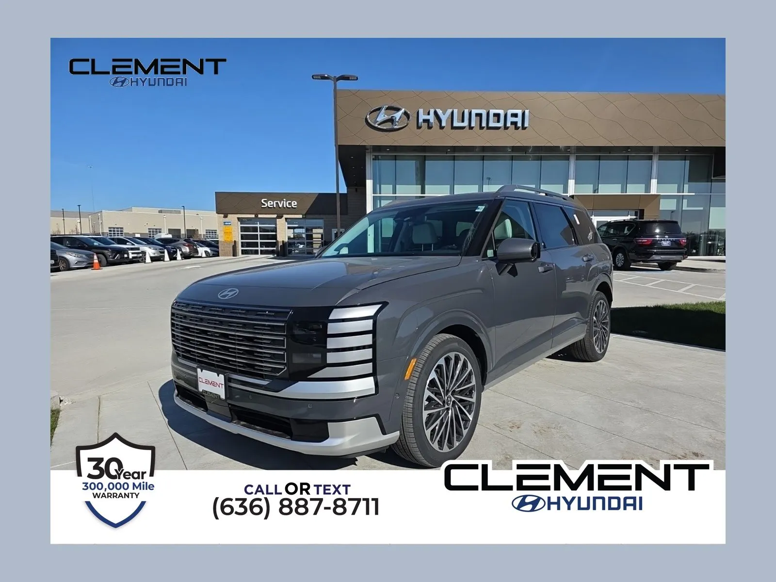 Gray 2026 Hyundai Palisade Calligraphy for sale in Wentzville, MO