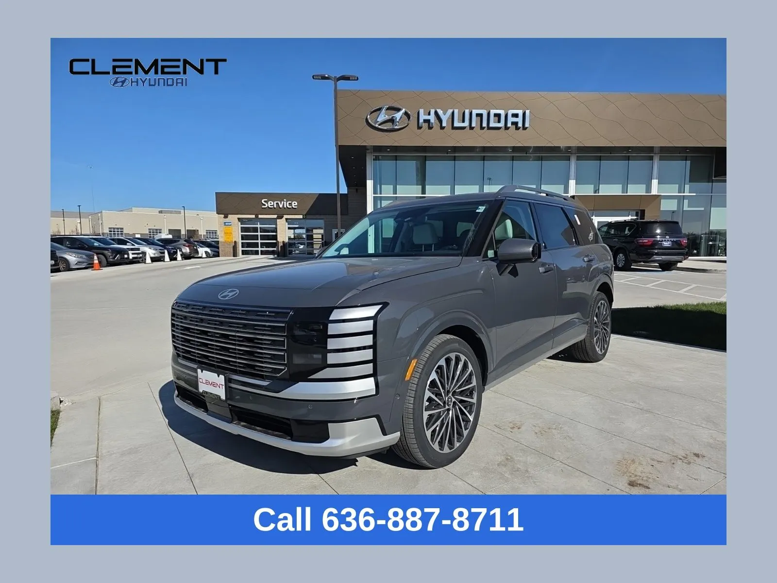 Gray 2026 Hyundai Palisade Calligraphy for sale in Wentzville, MO