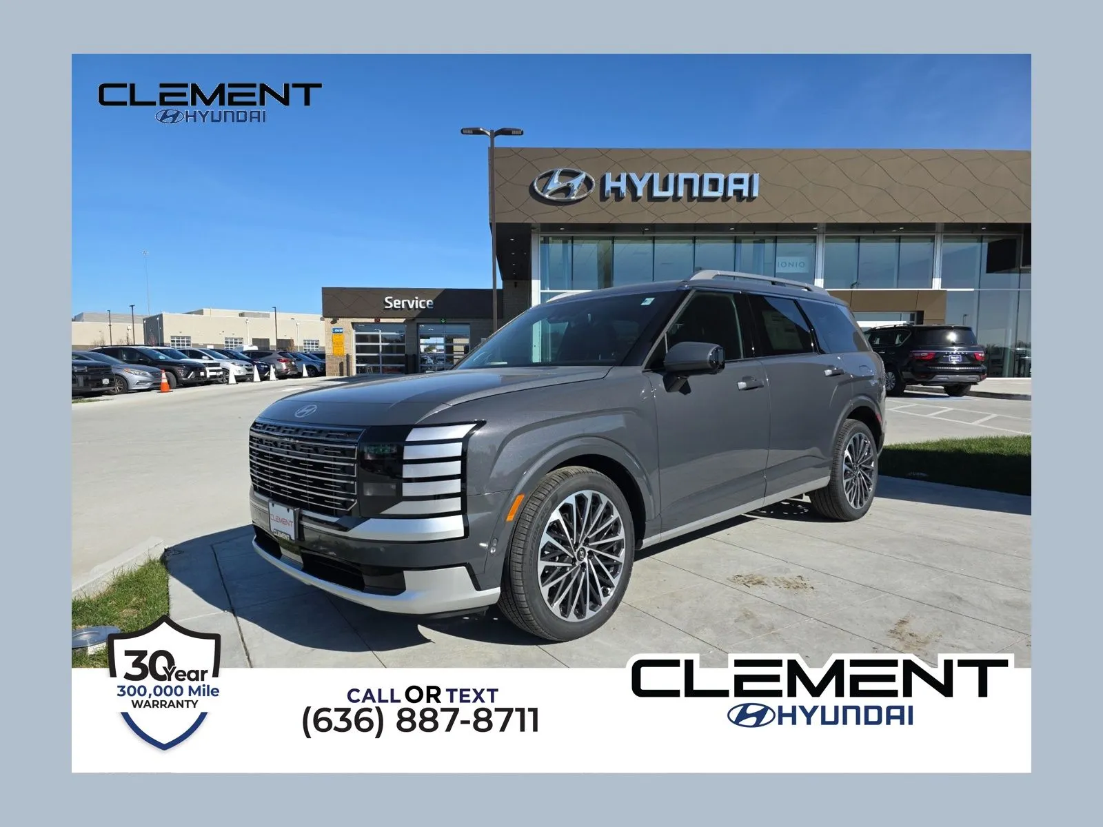 Gray 2026 Hyundai Palisade Calligraphy for sale in Wentzville, MO