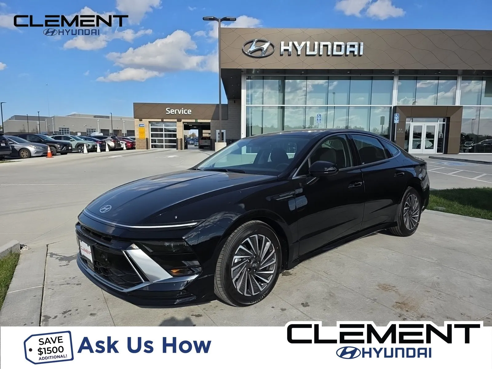 Black 2026 Hyundai Sonata Hybrid SEL for sale in Wentzville, MO