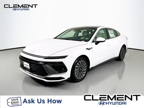 White 2026 Hyundai Sonata Hybrid SEL for sale in Wentzville, MO