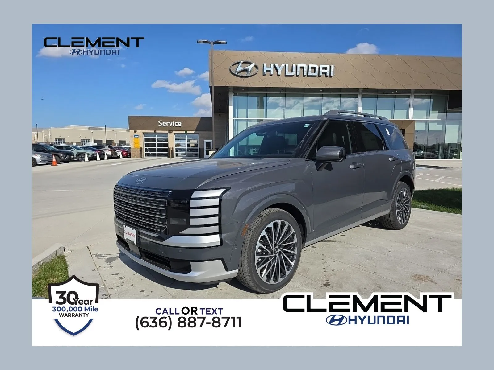 Gray 2026 Hyundai Palisade Calligraphy for sale in Wentzville, MO