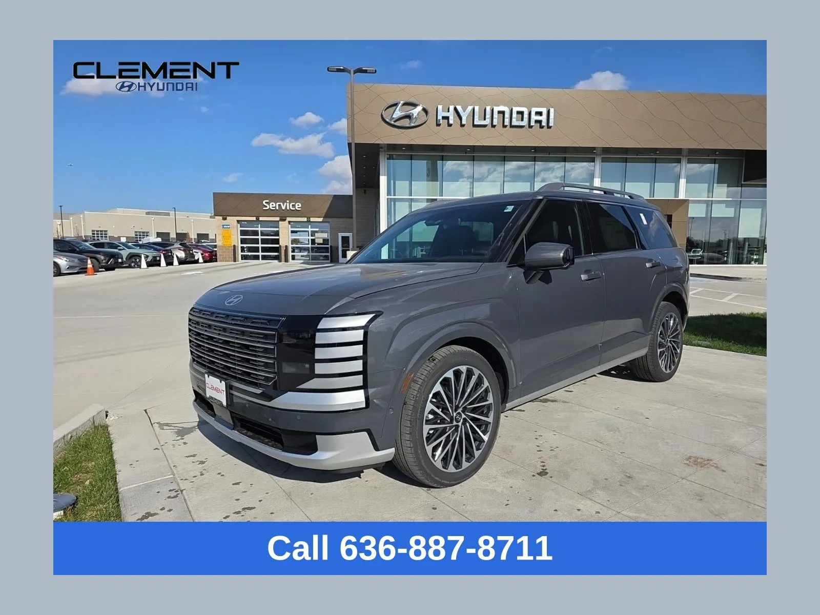 Gray 2026 Hyundai Palisade Calligraphy for sale in Wentzville, MO