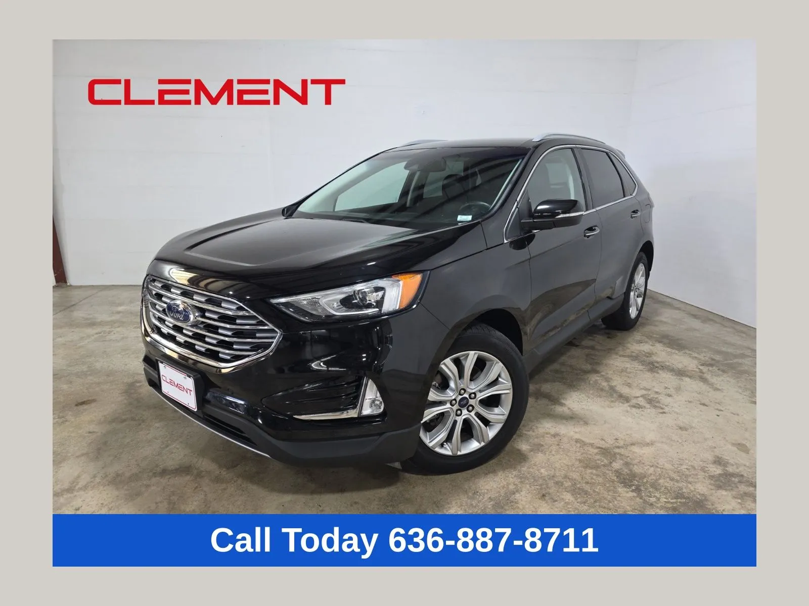 Black 2020 Ford Edge Titanium for sale in Wentzville, MO