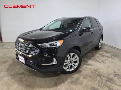 Black 2020 Ford Edge Titanium for sale in Wentzville, MO
