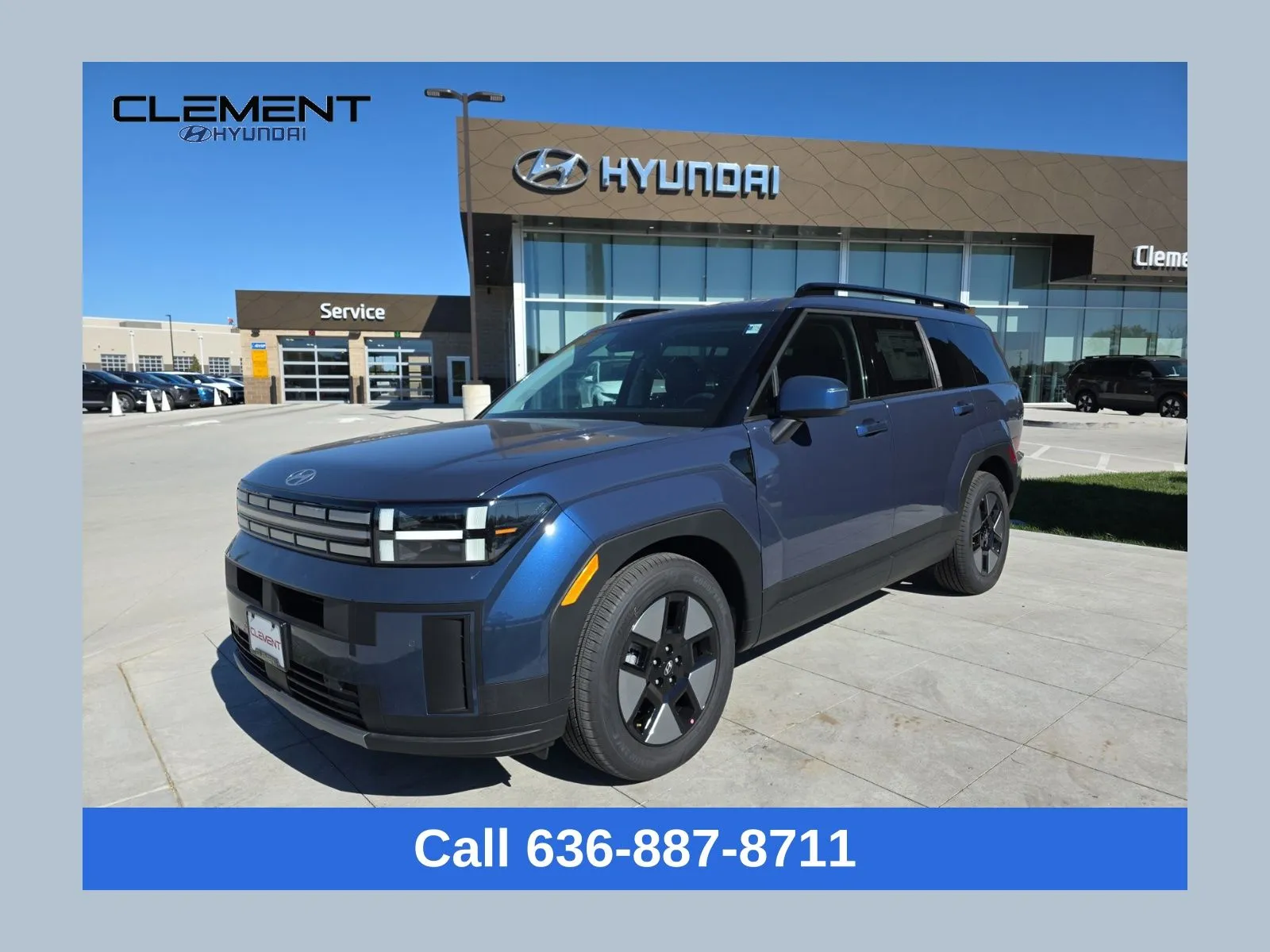 Blue 2026 Hyundai Santa Fe Hybrid SEL for sale in Wentzville, MO