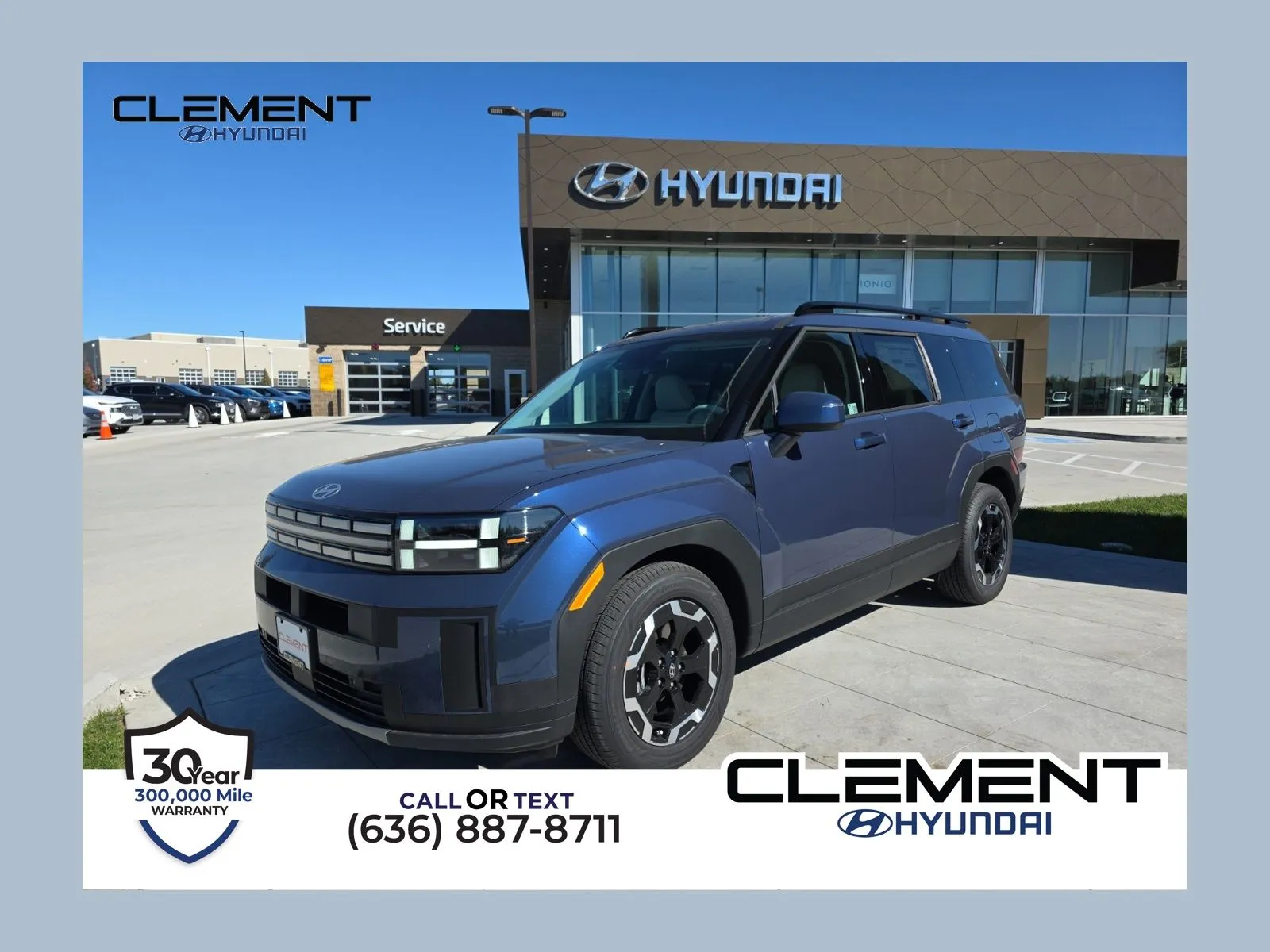 Blue 2026 Hyundai Santa Fe SEL for sale in Wentzville, MO