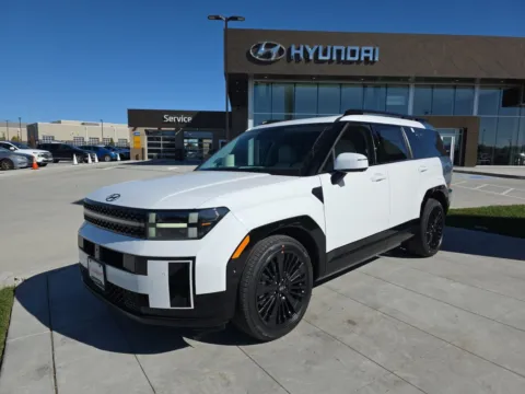 White 2026 Hyundai Santa Fe Hybrid Calligraphy for sale in Wentzville, MO