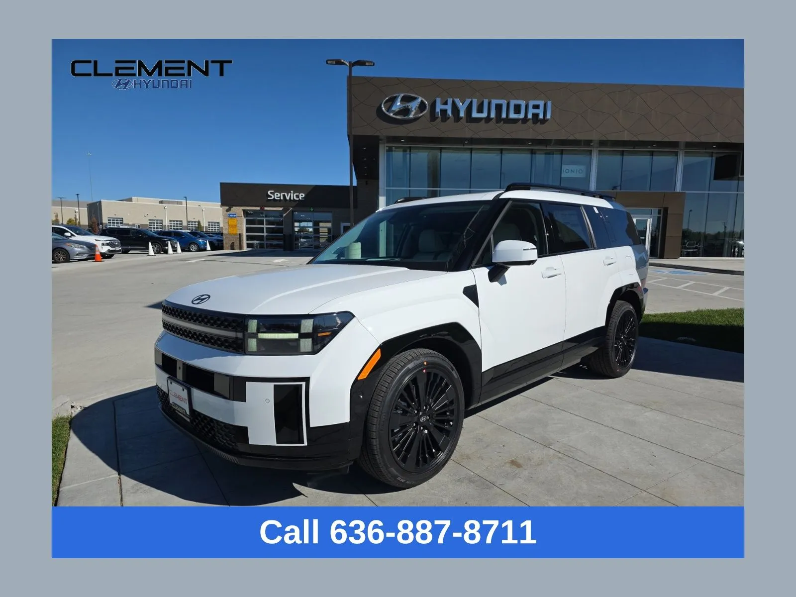 White 2026 Hyundai Santa Fe Hybrid Calligraphy for sale in Wentzville, MO