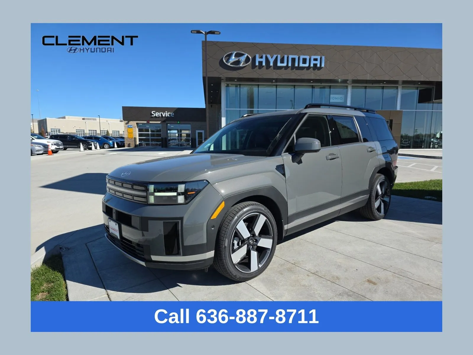 Gray 2026 Hyundai Santa Fe Hybrid Limited for sale in Wentzville, MO