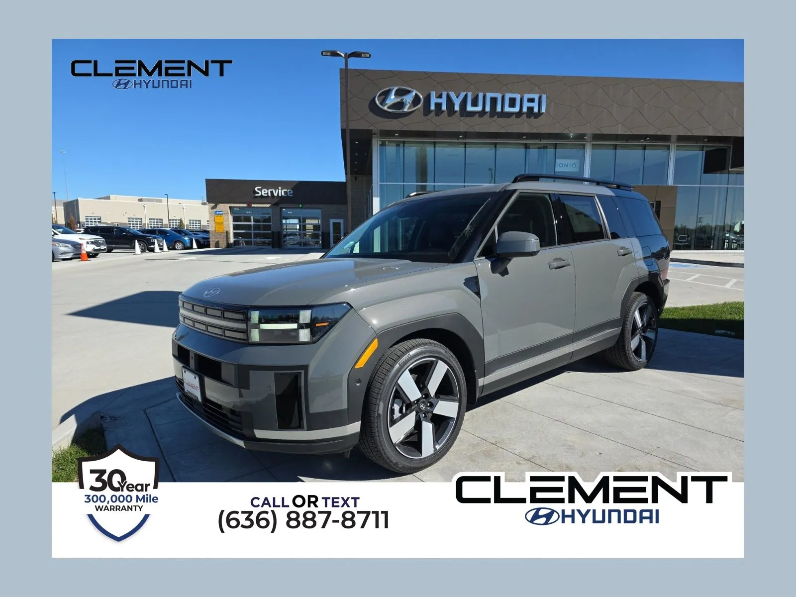 Gray 2026 Hyundai Santa Fe Hybrid Limited for sale in Wentzville, MO