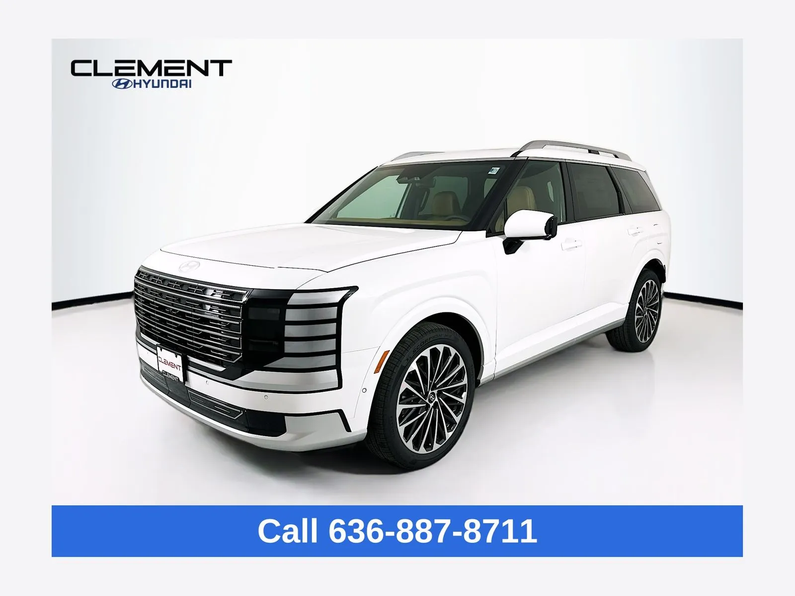 White 2026 Hyundai Palisade Calligraphy for sale in Wentzville, MO
