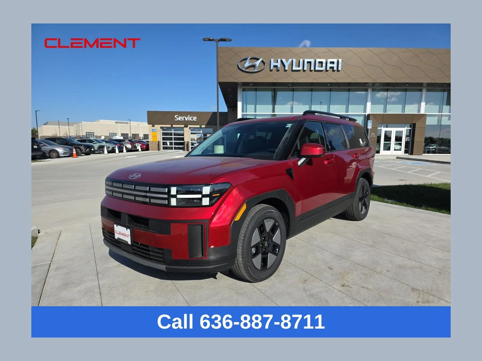 Red 2026 Hyundai Santa Fe Hybrid SEL for sale in Wentzville, MO