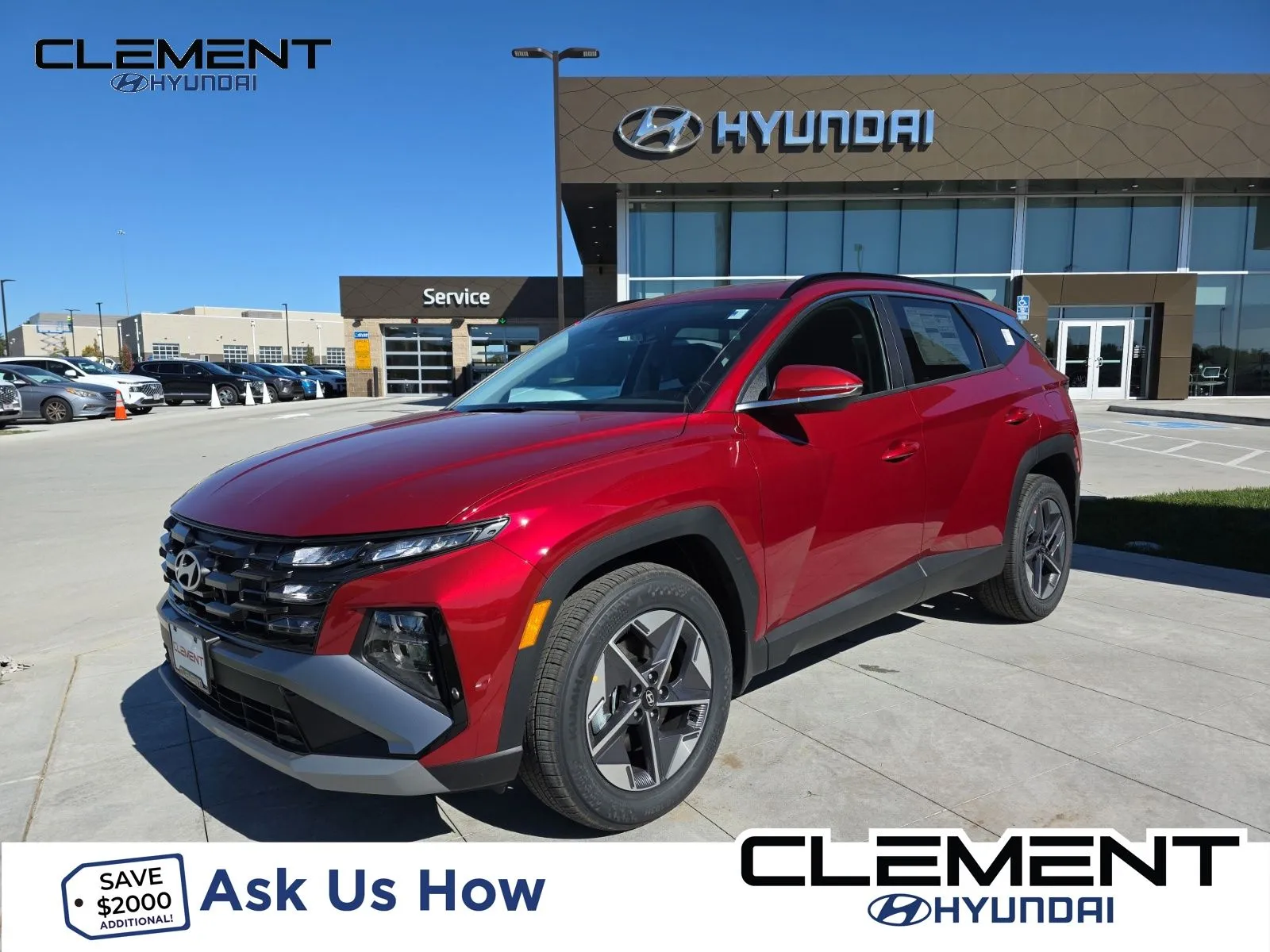 Red 2026 Hyundai Tucson SEL Premium for sale in Wentzville, MO