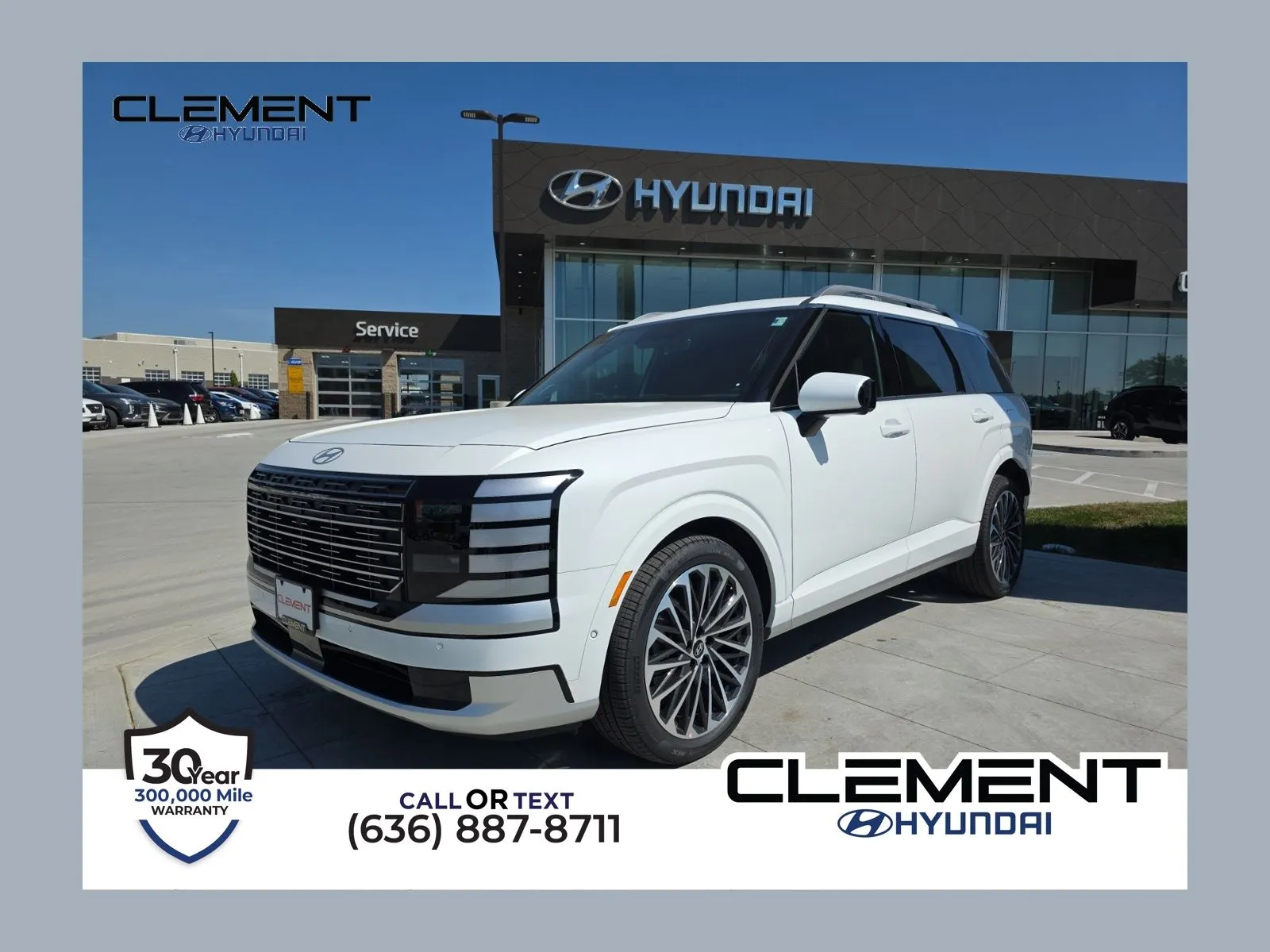 White 2026 Hyundai Palisade Calligraphy for sale in Wentzville, MO