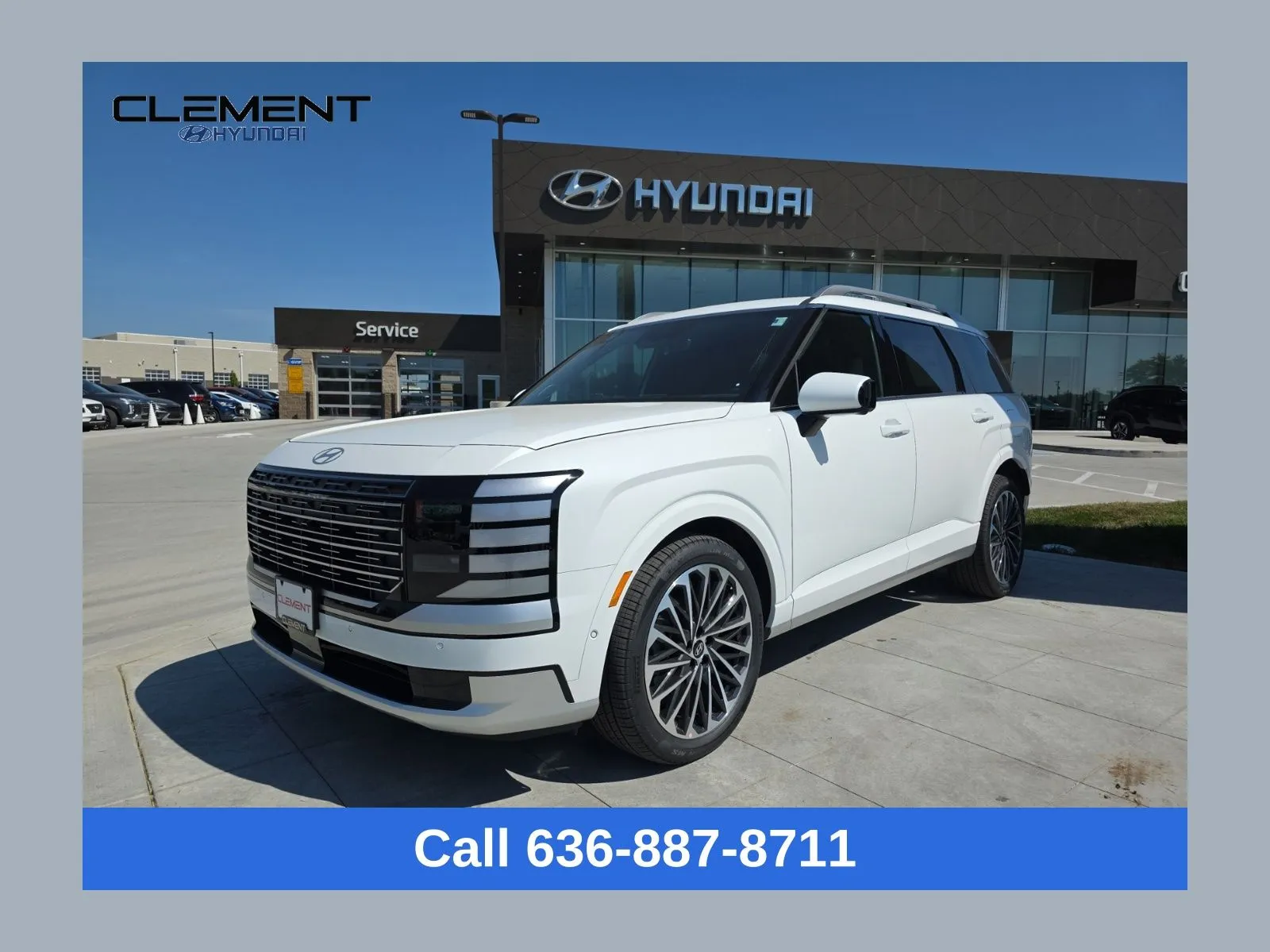 White 2026 Hyundai Palisade Calligraphy for sale in Wentzville, MO