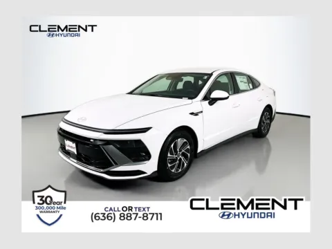 White 2026 Hyundai Sonata Hybrid Blue for sale in Wentzville, MO