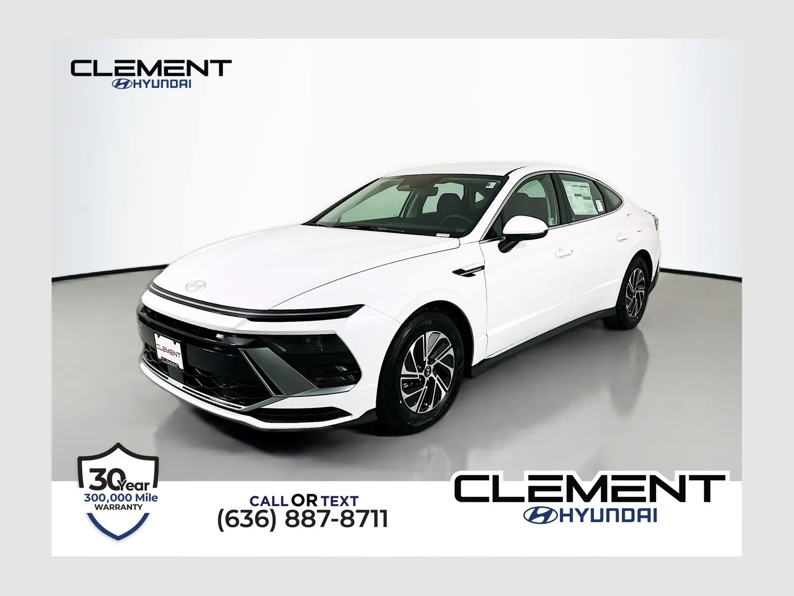 White 2026 Hyundai Sonata Hybrid Blue for sale in Wentzville, MO